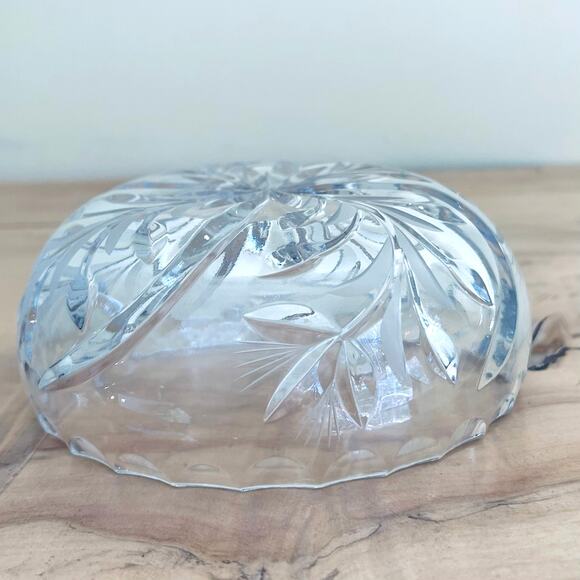 Antiq ABP American Brilliant Cut Glass Bowl Thistle Flower Starburst 1910 - Picture 11 of 14